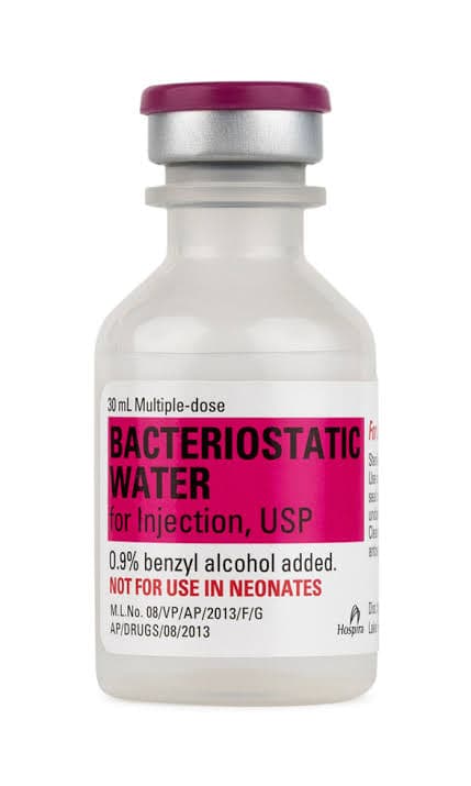 Bacteriostatic Water vial